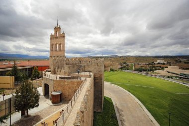 Avila Ortaçağ Kalesi duvar, Castilla y Leon, İspanya