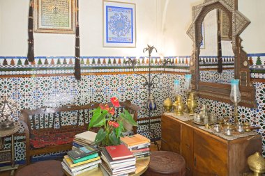 Tipik Endülüs verandası, Cordoba, İspanya