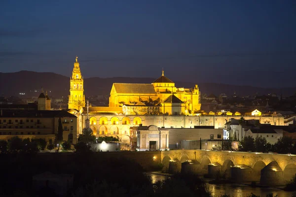 Mezquita - Cordoba Katedrali Geceleri — Stok fotoğraf