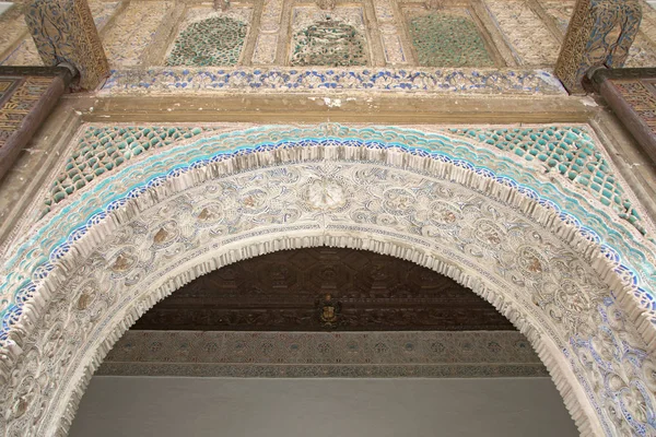 Wnętrze Seville Alcazar — Zdjęcie stockowe