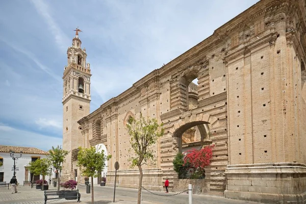 Gator och byggnader i Esija - en liten andalusisk stad, Spanien — Stockfoto