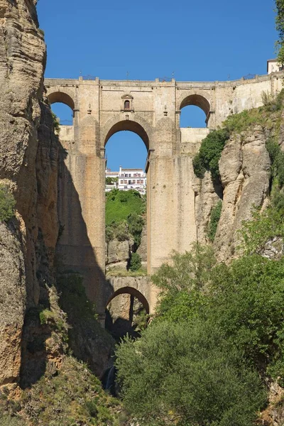 Ponte Nuevo (il Nuovo Ponte) a Ronda, Spagna — Foto Stock