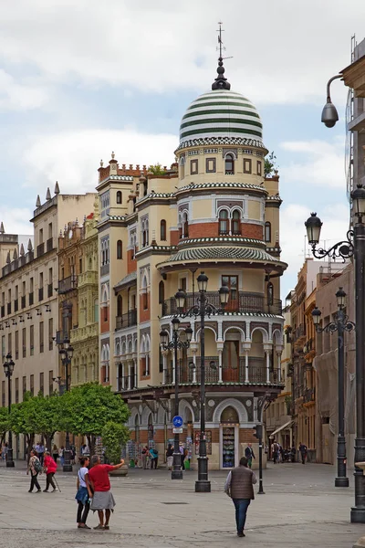 Square of st. Francisco near Sevilla city hall — Stock Photo, Image