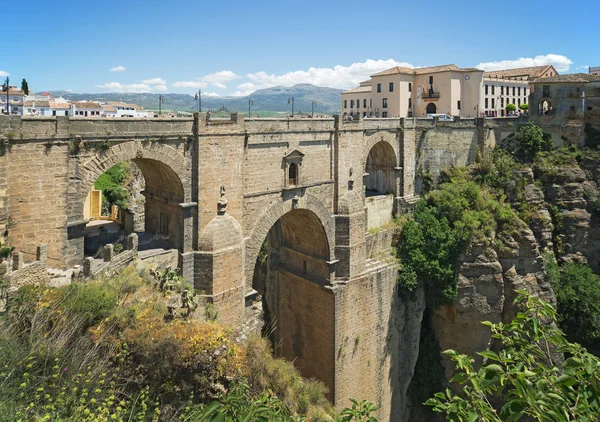 Ponte Nuevo (Nowy Most) w Rondzie, Hiszpania — Zdjęcie stockowe