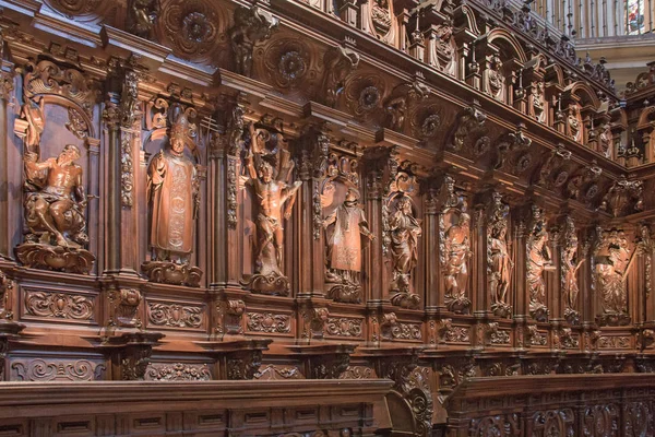 A catedral de Málaga interior . — Fotografia de Stock