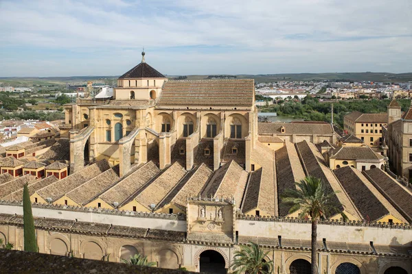 Mezquita Catedral de Córdoba vista desde el campanario — Foto de Stock