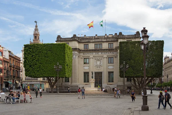 Square of st. Francisco near Sevilla city hall — Stock Photo, Image