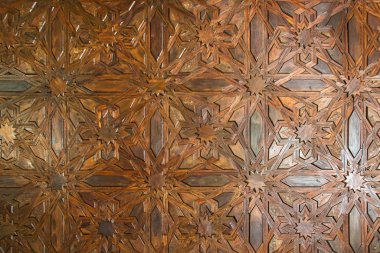 Alhambra 'nın Nasrid Moresk Sarayı Tavanı