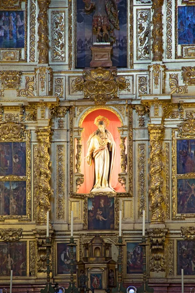 A catedral de Málaga interior . — Fotografia de Stock