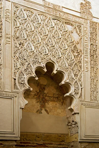 Interior e decoração da Sinagoga de Córdoba, Espanha — Fotografia de Stock