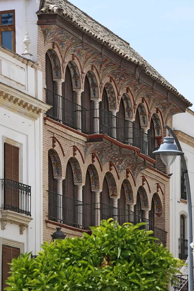 Calles y edificios de Esija - un pequeño pueblo andaluz — Foto de Stock