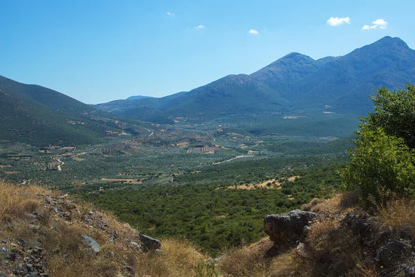 南ペロポネソス半島の山の風景,ギリシャ — ストック写真