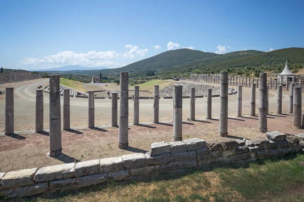 그리스의 펠로폰네소스 스타디움에 고대의 스러운 — 스톡 사진