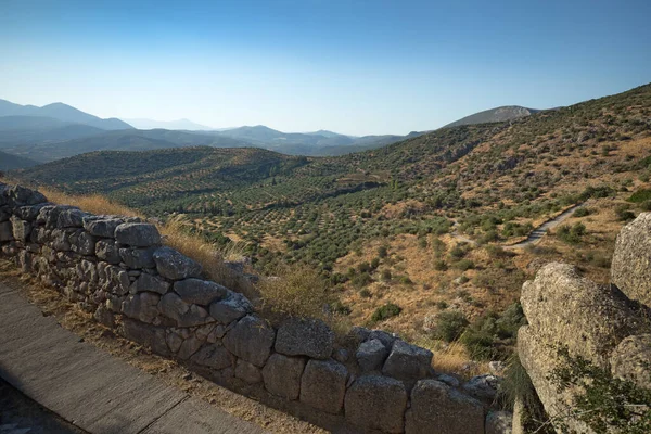 Mycenae Archaeological Site Mykines Argolis Peloponnese Greece Second Millennium Mycenae — Stock Photo, Image