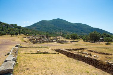Eski Messene şehir kalıntıları, Moreloponnese, Yunanistan