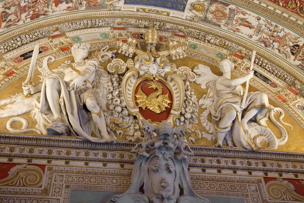 Vatikan Talya Ocak 2020 Vatikan Müzesi Nin Tavanı Müze Dünyanın — Stok fotoğraf