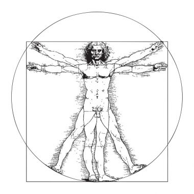 tarafından leonardo da Vinci'nin Vitruvius Adamı