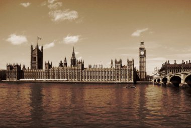 London, Büyük Britanya - Westminster Sarayı (Parlia evlerin