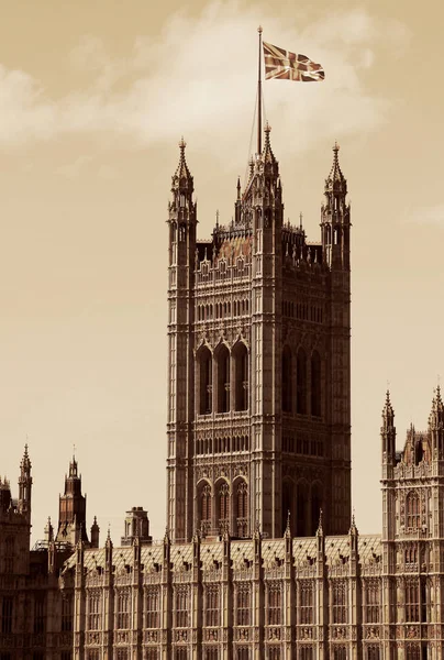 Londres, Reino Unido - Palácio de Westminster (Casas de Parlia — Fotografia de Stock