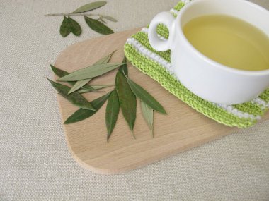 Zeytin yaprağı çay