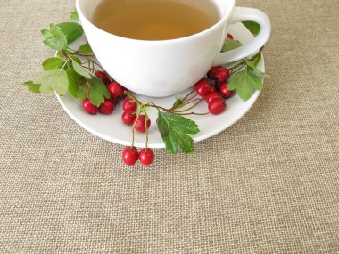 Bitkisel çay alıç otlar ile