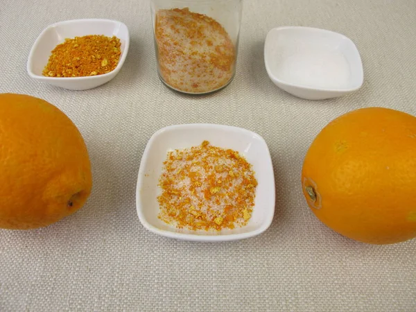 오렌지에서 말린된 달콤한 오렌지 — 스톡 사진