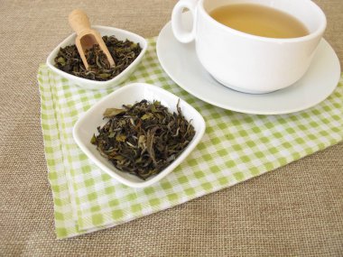 Beyaz çay Darjeeling Kuzey Hindistan