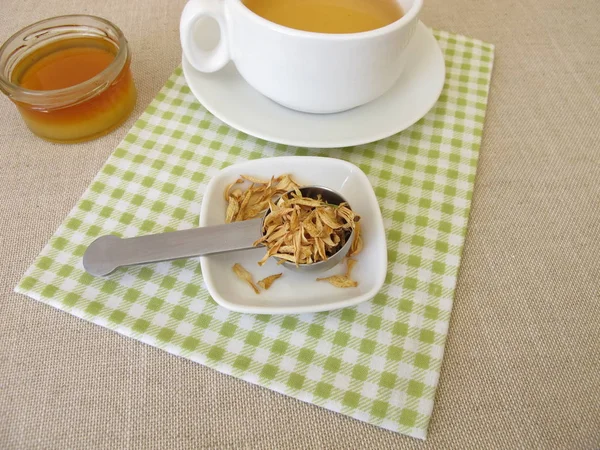 Orange Blossom Tea Dried Orange Blossoms Sweet Orange — ストック写真