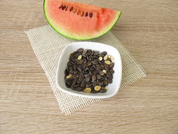 Semillas Melón Secas Sandía — Foto de Stock