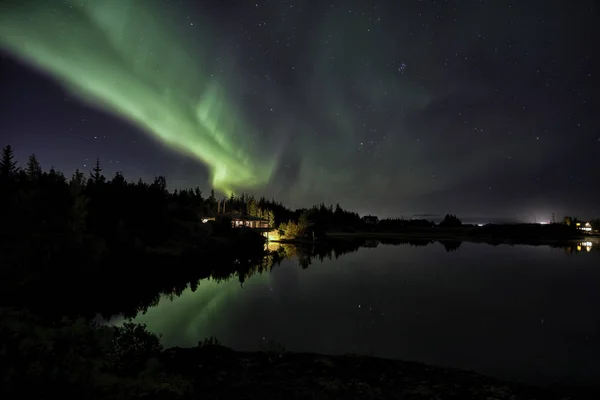 Lake cabin Noorderlicht — Stockfoto