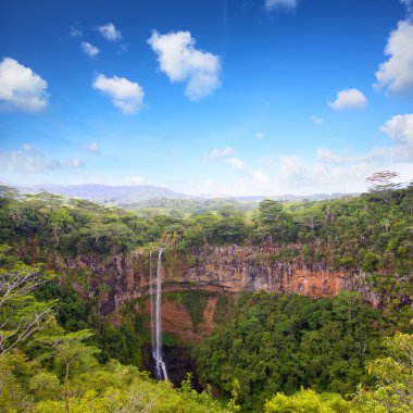 Mauritius 'ta şelale şelaleleri