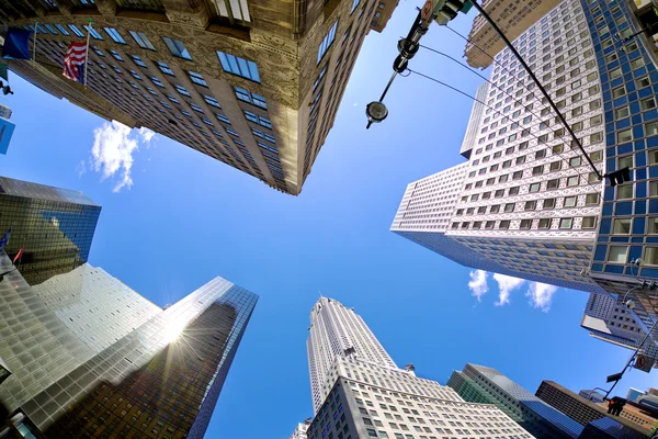 Skyskrapor från centrala Manhattan — Stockfoto