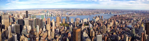 Letecký pohled na new york — Stock fotografie