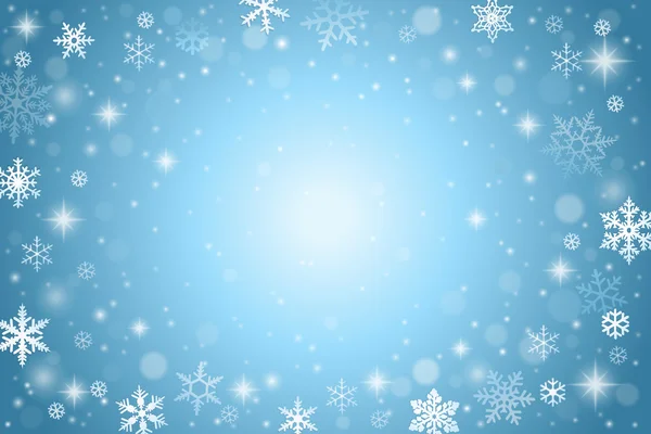 Φόντο μπλε χειμώνας — Διανυσματικό Αρχείο