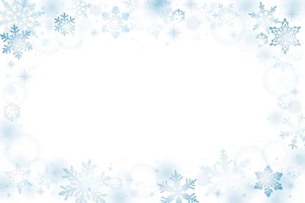 Snowflakes  winter background — Stock Vector