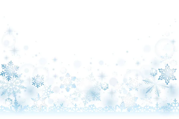 Snow winter background — Stock Vector