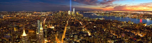 Nova Iorque Panorama de Manhattan — Fotografia de Stock