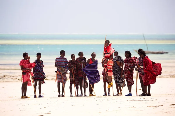 Masai Hommes Danse — Photo