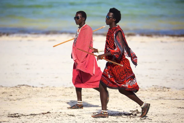 Masai hommes à Zanzibar — Photo