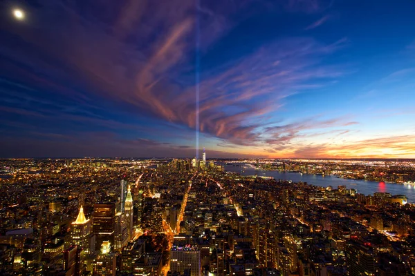 New York City Manhattan orizont — Fotografie, imagine de stoc