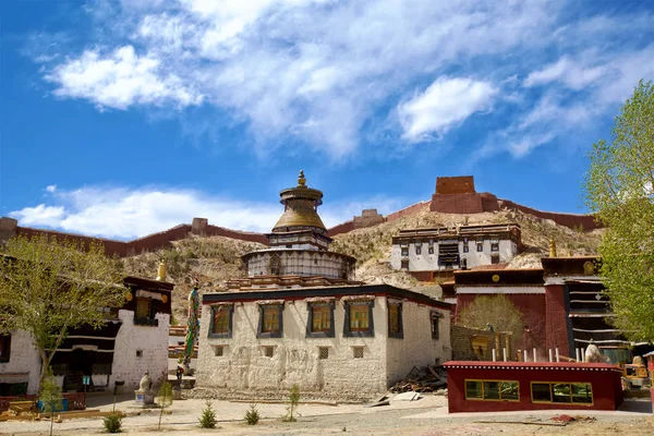 Tibetský klášter v Gyangze — Stock fotografie