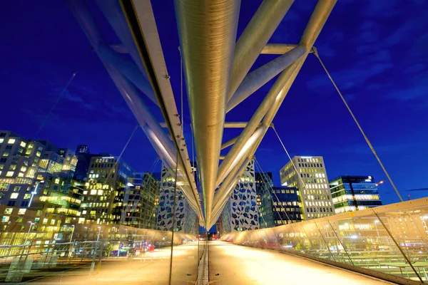Пешеходный мост в Осло — стоковое фото