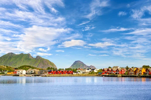 Fishing village in Lofoten — Stock Photo, Image