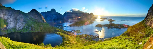 Lofotens öar panorama — Stockfoto