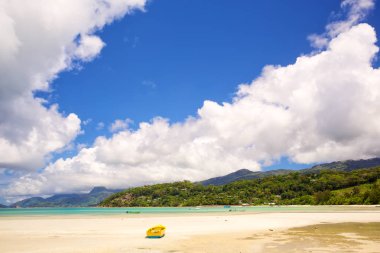 Seyşeller'güzel plajı