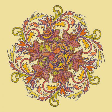 çiçekli kart tasarımı