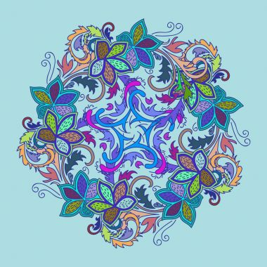 çiçekli kart tasarımı