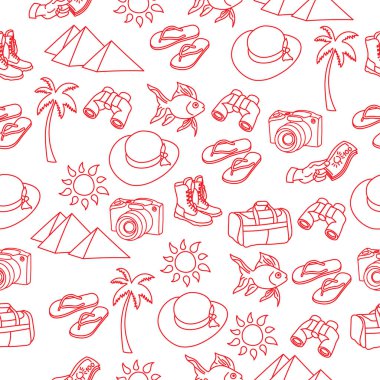 Dünya seyahat seamless modeli