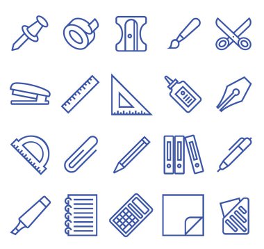 simgeler vektör satırları