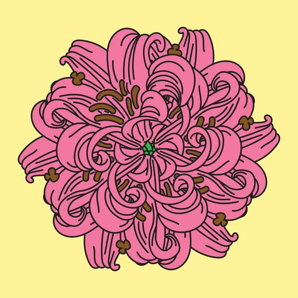 Diseño de tarjetas florales — Vector de stock